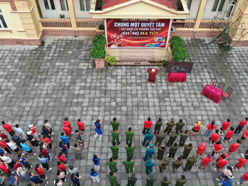 XÃ CHIỀNG SINH THAM GIA LỄ MÍT TINH TRỰC TUYẾN TOÀN QUỐC HƯỞNG ỨNG THÁNG HÀNH ĐỘNG PHÒNG, CHỐNG MA TÚY NĂM 2026